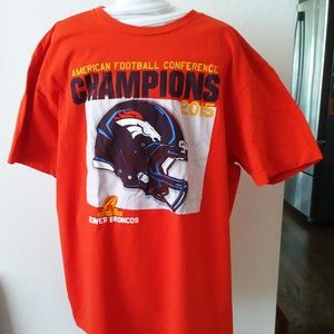Denver Broncos AFC Champions 2015 T-Shirt Adult XL